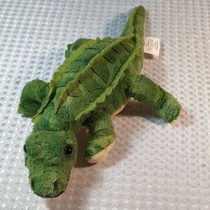 Green Stuffed Alligator Toy